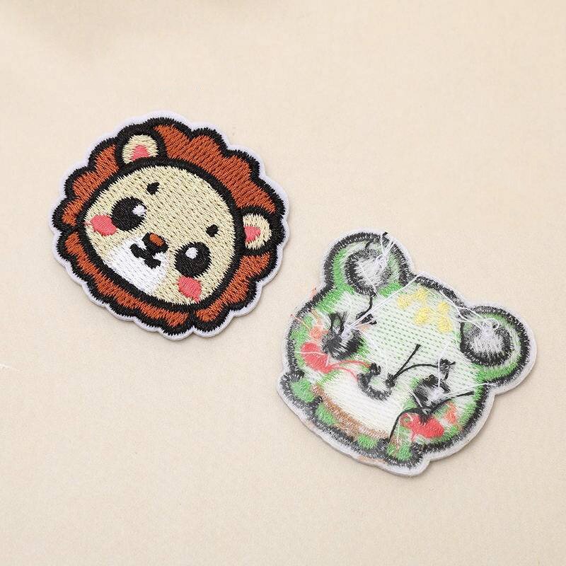 Animal Iron on Patches Factory - Small Head Design for Children Clothes