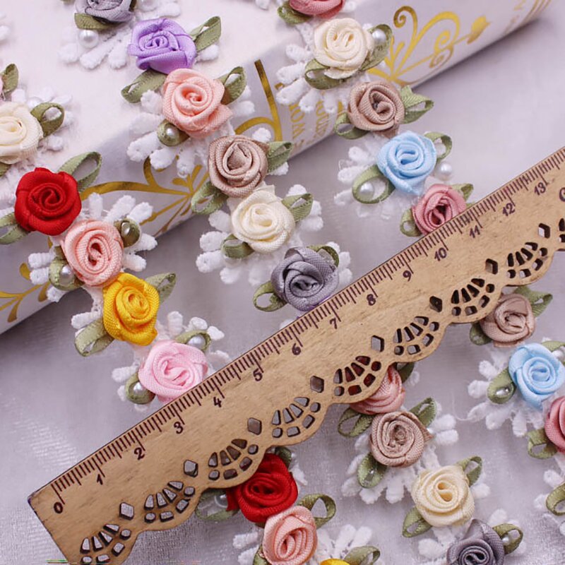 Flower Trim Manufacturer - 3D Rose Water Solution Headband Hair Clip
