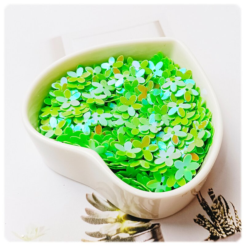 PVC Flower Sequins Supplier - Bulk 10mm Custom for Apparel Decoration