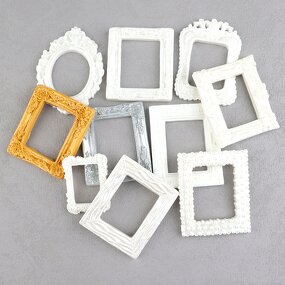 Photo Frame Resin Cabochon Manufacturer - Miniature Rectangle Flatback DIY