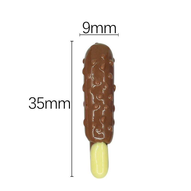Chocolate Resin Cabochon Factory - Wholesale Flat Back Bar Decoration
