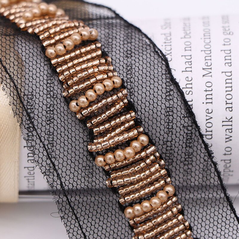 Pearl Lace Trim Factory - Retro Handmade Beaded Wedding Accessories