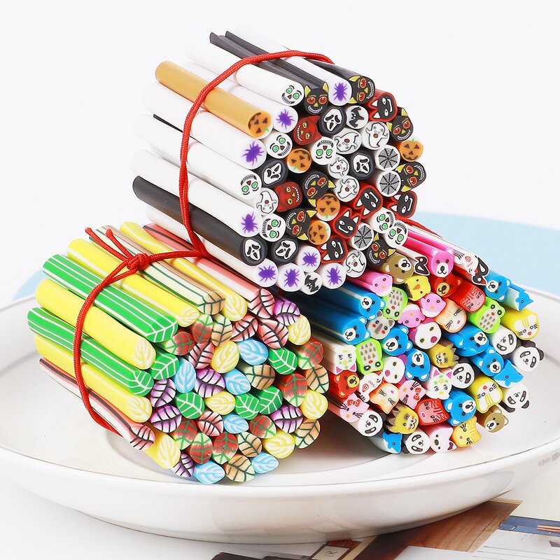 Polymer Clay Stick Factory - 5cm Fruit Animal Stick for DIY Craft