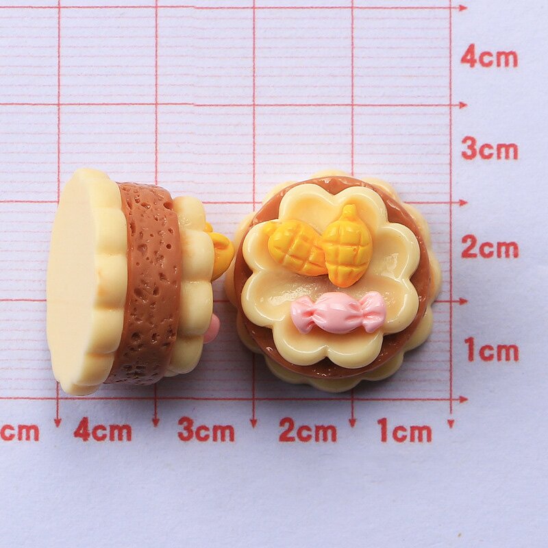 Fruit Cake Resin Charm Factory - 3D Fake Food Mold Keyring Accessories
