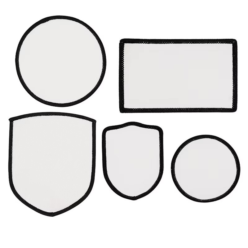 Blank Iron on Patches Factory - White Heat Transfer Print Embroidery