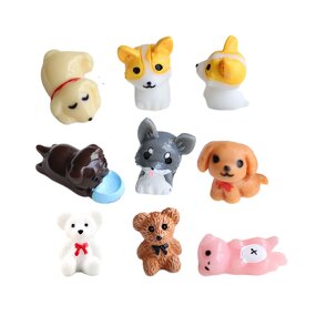 Animal Resin Cabochon Factory - 3D Simulation Bear Dog Cat for Jewelry
