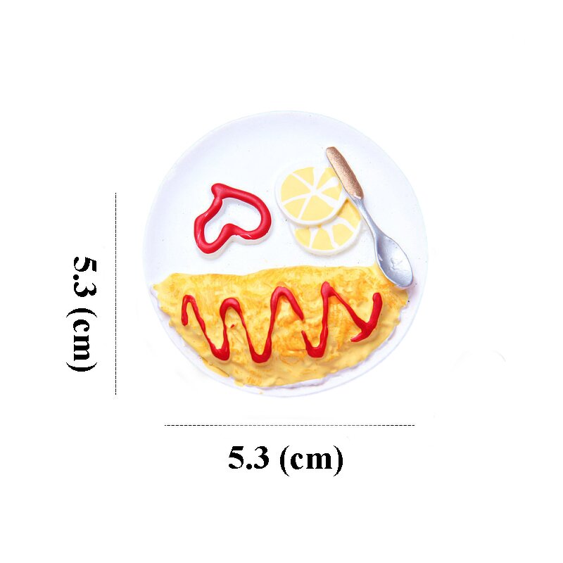 Fried Egg Resin Cabochon Manufacturer - Large Flatback Charm for Keychain