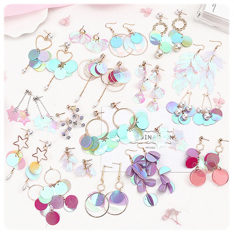 PVC Round Sequins Factory - OEM/ODM 10mm Side Hole for Earring Making