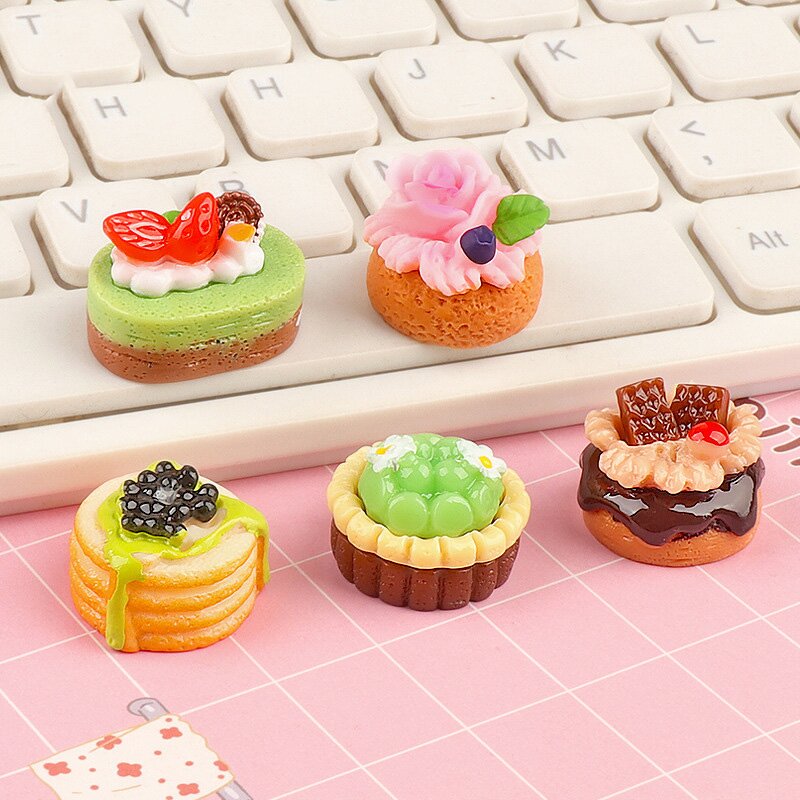 Cake Resin Charm Factory - Mold 3D Miniature DIY Accessories Decoration