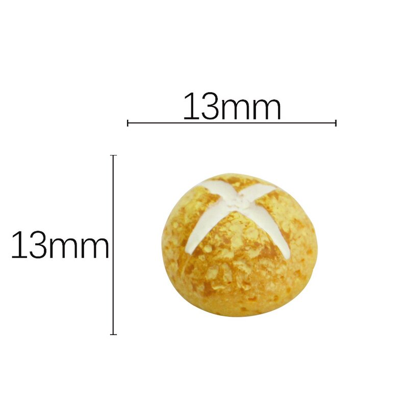 Bread Resin Cabochon Factory - 3D Miniature Food Model Kids Toy DIY