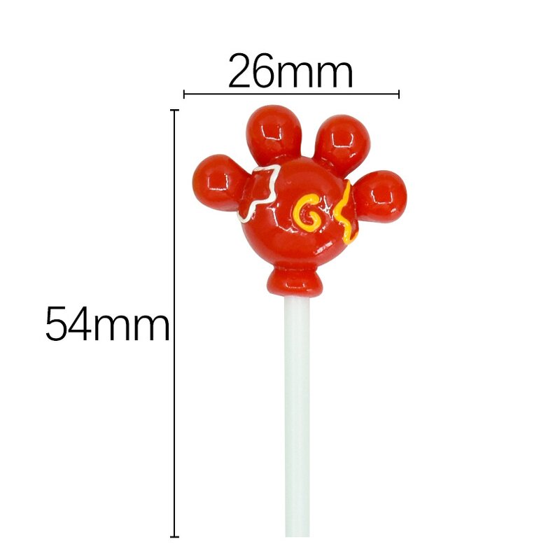 Paw Resin Cabochon Manufacturer - Hand Claw Lollipop Design Flat Back