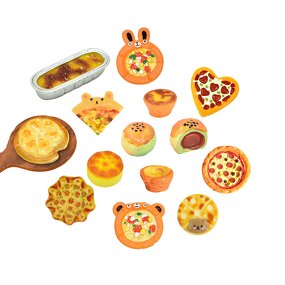 Pizza Resin Cabochon Manufacturer - Custom Artificial Food Flatback DIY