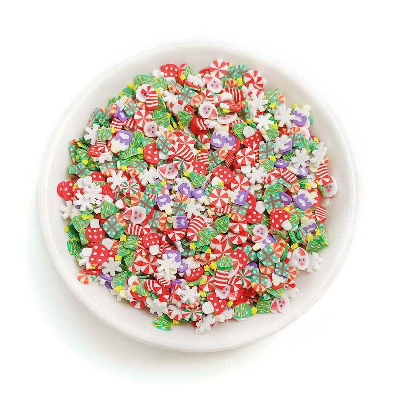 Polymer Clay Slices Supplier - Bulk Christmas Ornaments for DIY Craft