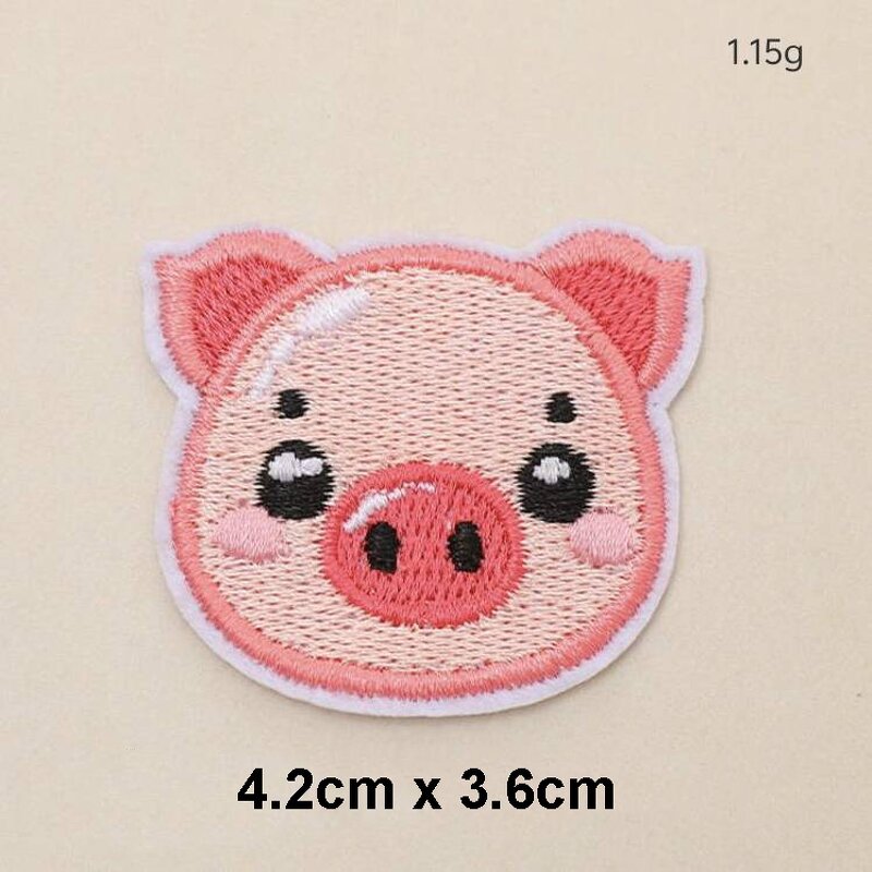 Animal Iron on Patches Factory - Small Head Design for Children Clothes
