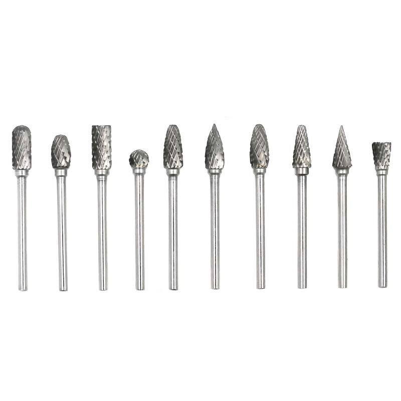 Rotary Burr Set Manufacturer - 3mm Shank Tungsten Carbide Milling Cutter