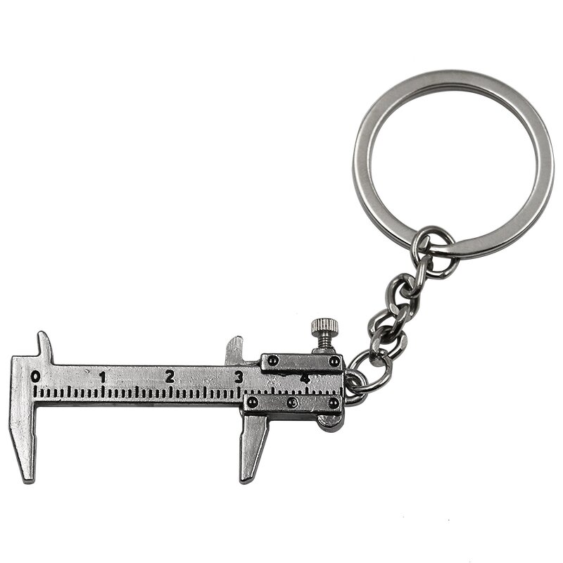 Keychain Caliper Manufacturer - Car Key Mini 0-40mm Portable Key Ring