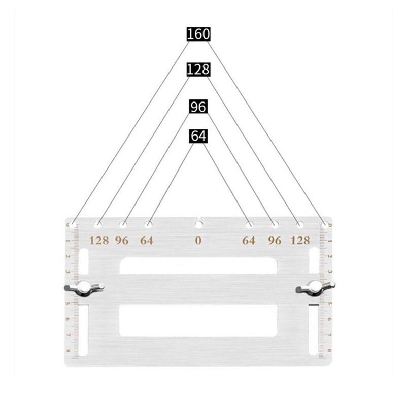 Handle Locator Manufacturer - Wardrobe Door Pulls Installation Drill Jig