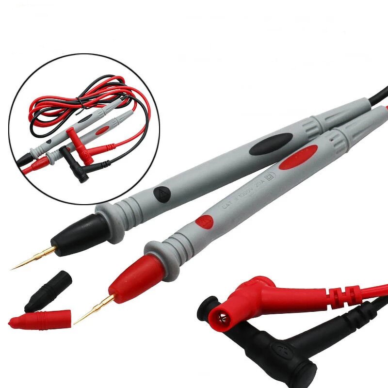 Multimeter Probe Kit Factory - 20A 1000V Test Leads Needle Pin Cable