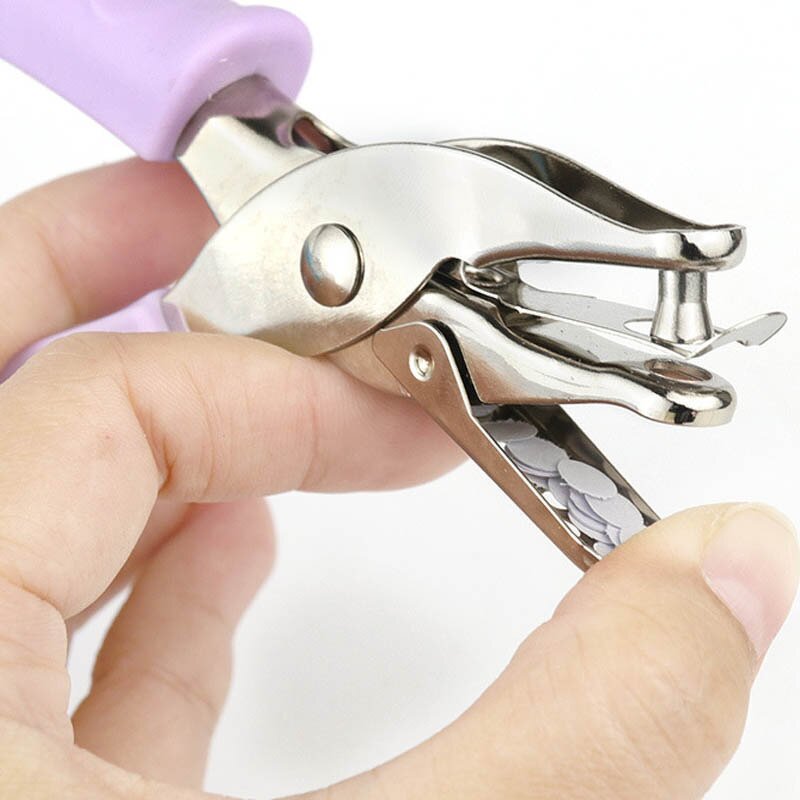 Paper Punch Factory - Handheld Circle Hole DIY Craft Shape Cutter