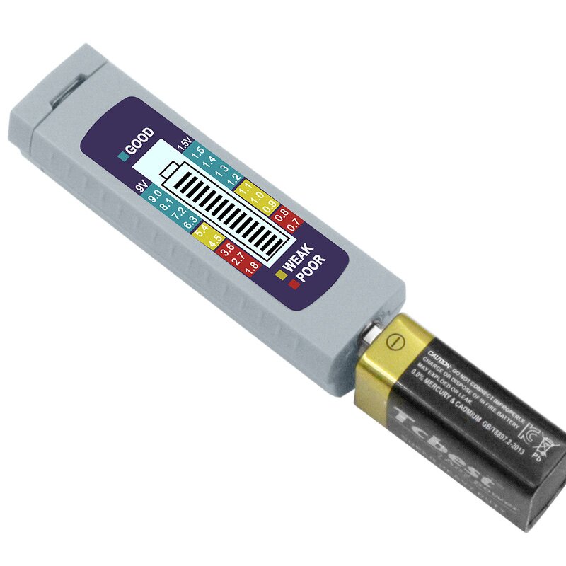 Battery Capacity Tester Manufacturer - LCD Display AAA AA Button Cell