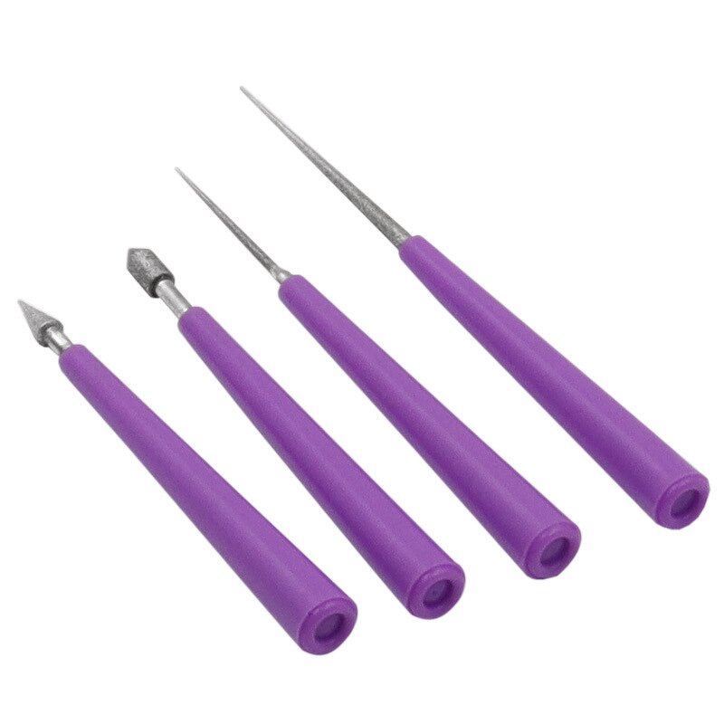 Beading File Set Manufacturer - 4Pcs Needle Hole Enlarger Diamond Reamer