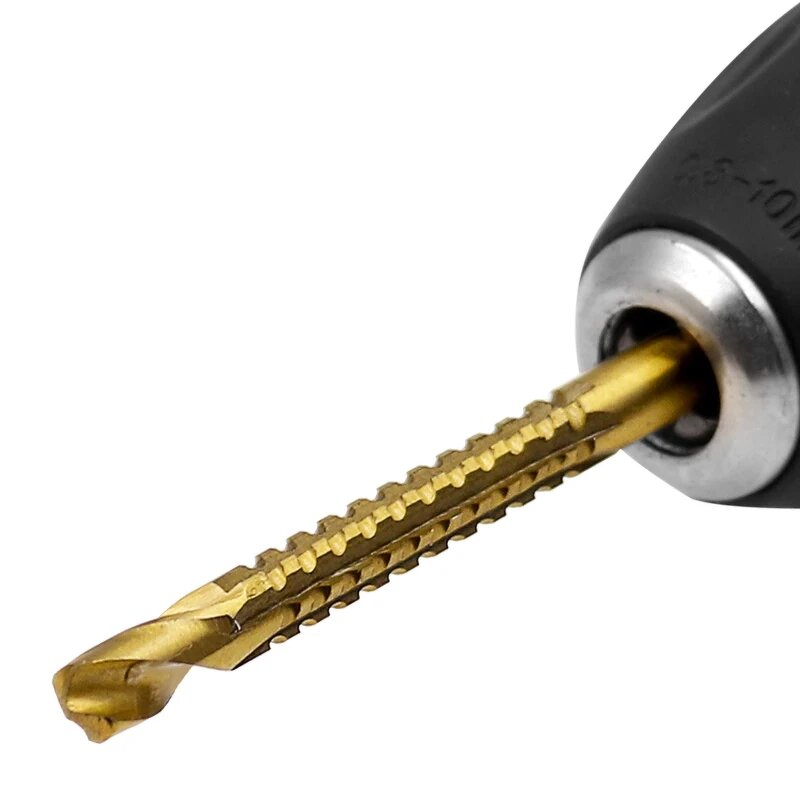 Step Drill Bit Set Manufacturer - 7PCs HSS Straight Groove Composite Tap