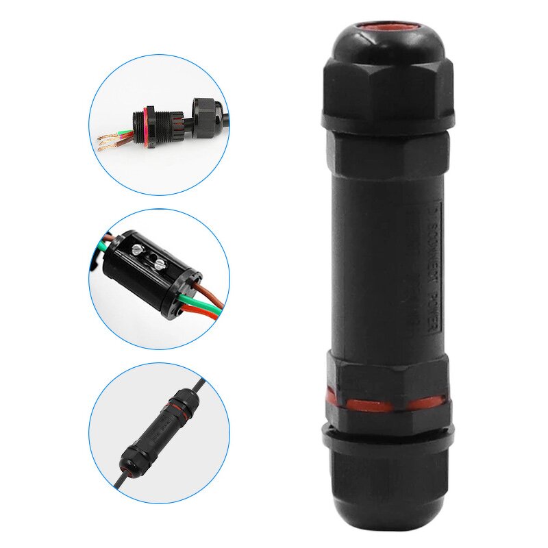 Waterproof Connector Factory - IP68 3 Pin Push Type LED Light Outdoor