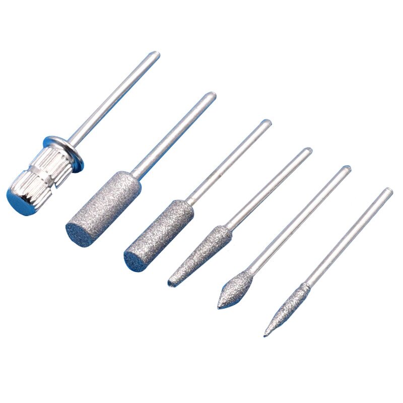 Nail Drill Bits Factory - 12pcs Electric Nail File Polishing Tips