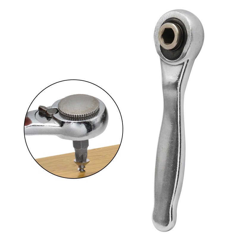 Ratchet Wrench Factory - 72 Teeth Hex Bit Driver Quick Release Handle