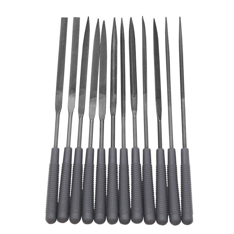 Needle Files Set Manufacturer - 12Pcs 160mm for Metal Glass Stone Jewelry