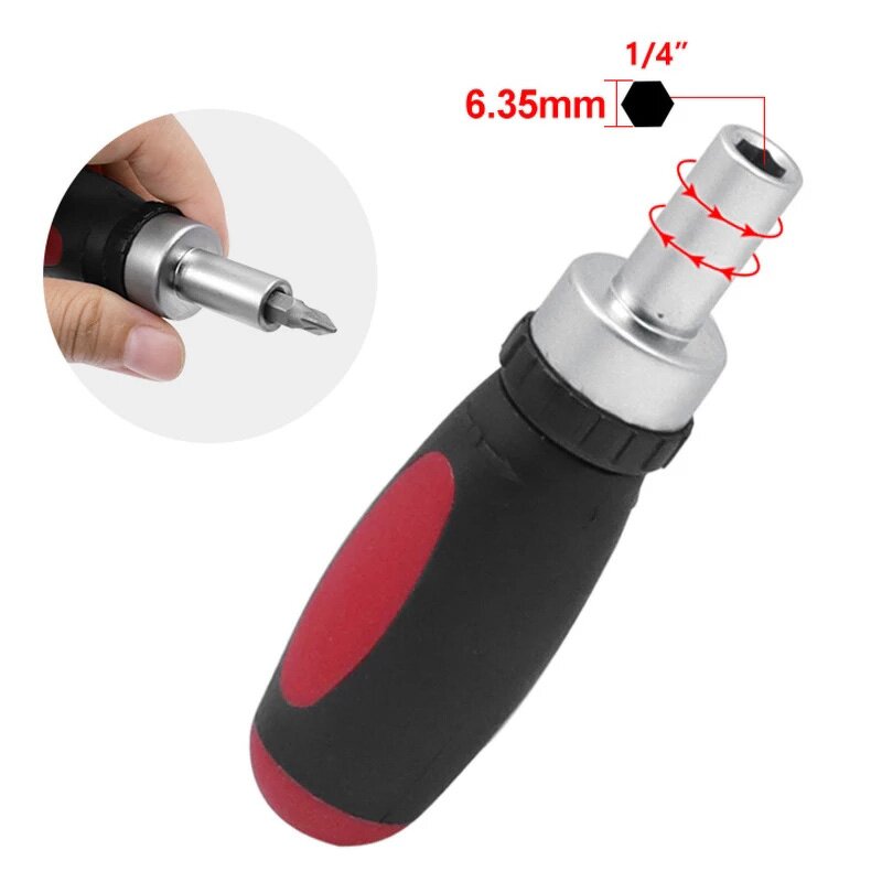Ratchet Screwdriver Manufacturer - Mini 1/4 Magnetic Bit Holder Handle