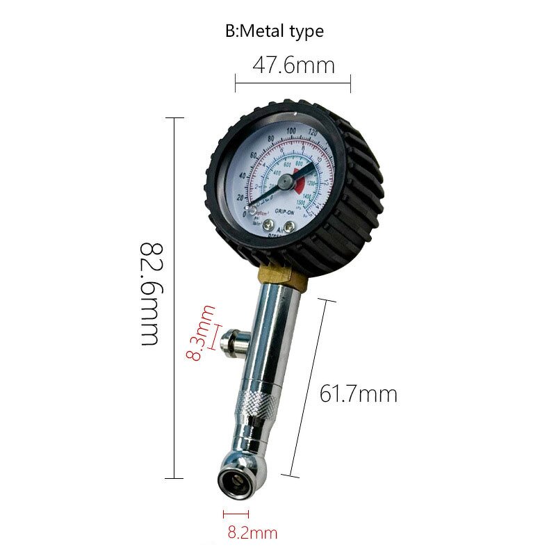 Tire Pressure Gauge Factory - High Precision Deflation Pointer Meter
