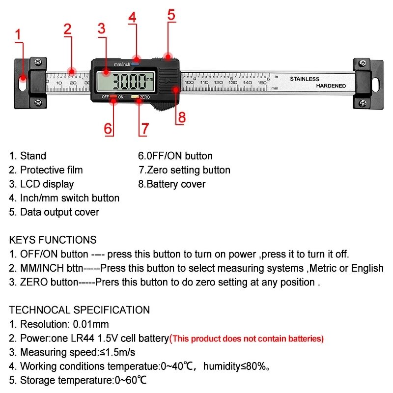 Digital Level Caliper Factory - Stainless Steel Horizontal Vertical Ruler