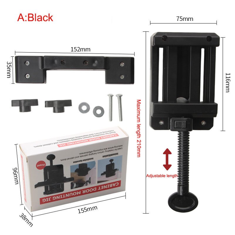 Cabinet Jig Manufacturer - Door Mounting Positioner with Handle Woodworking
