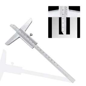 Depth Gauge Factory - 0-150mm High Precision Carbon Steel Vernier