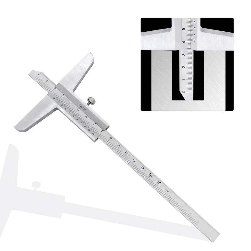 Depth Gauge Factory - 0-150mm High Precision Carbon Steel Vernier