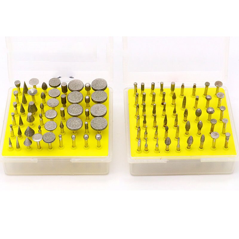 Diamond Grinding Head Factory - 50PCS Coated for Stone Ceramic Glass