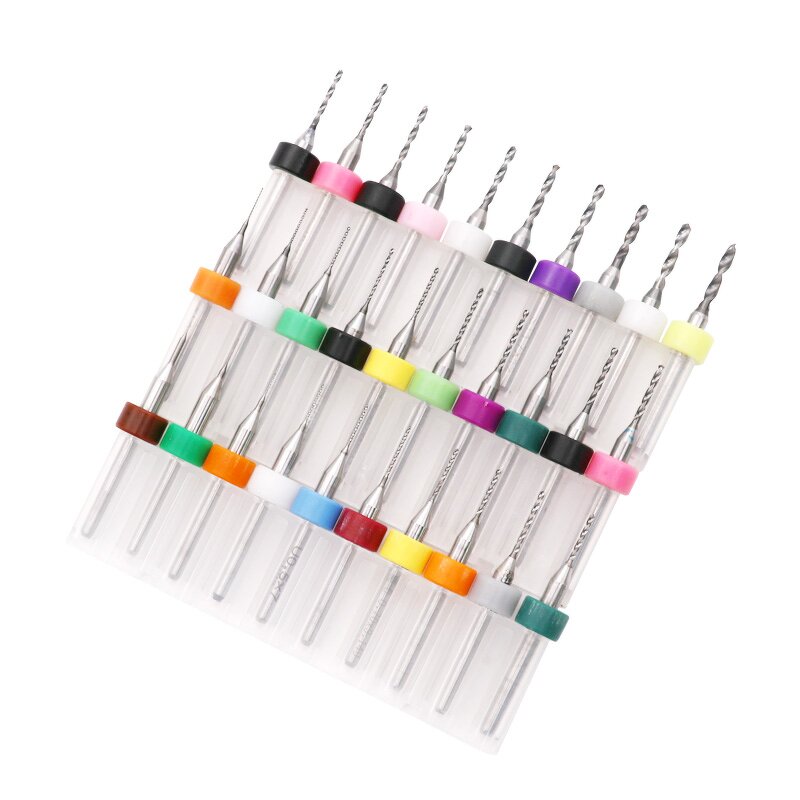 Mini Drill Bit Set Factory - 0.1-1.0mm Carbide Micro PCB Jewelry
