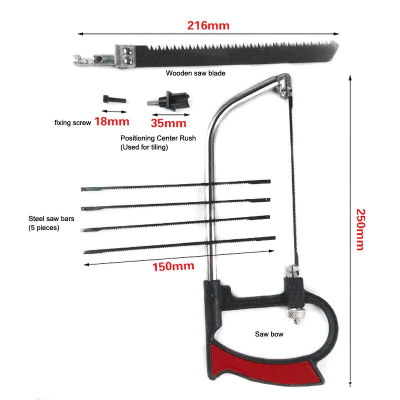 Hand Saw Kit Factory - 8-in-1 Multifunction for Metal Wood Glass