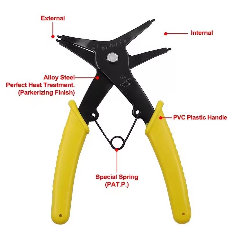 Circlip Plier Manufacturer - Internal External Snap Rings Strong Grip