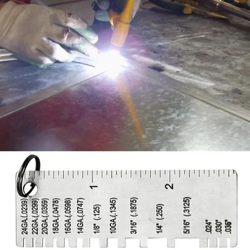 Welding Gauge Factory - Stainless Steel Sheet Thickness Inspection Ruler
