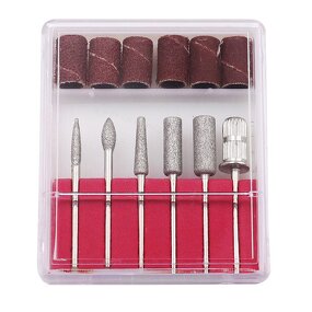 Nail Drill Bits Factory - 12pcs Electric Nail File Polishing Tips