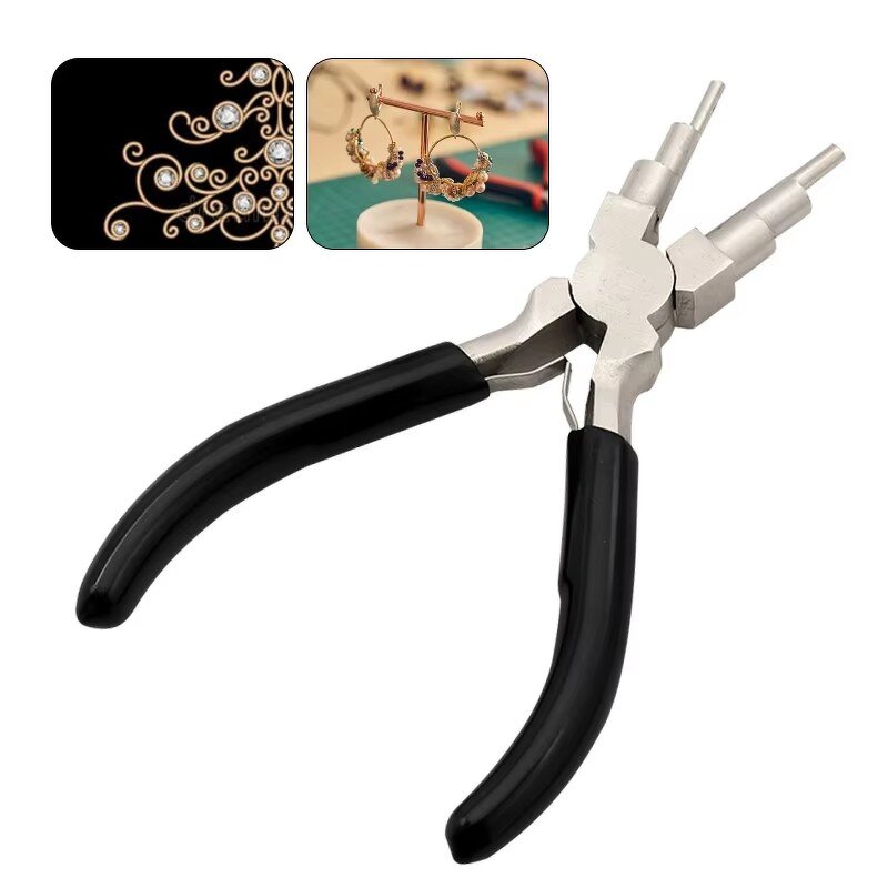 Jewelry Pliers Set Manufacturer - 6 in 1 Round Hand-wound Modeling Anti-rust