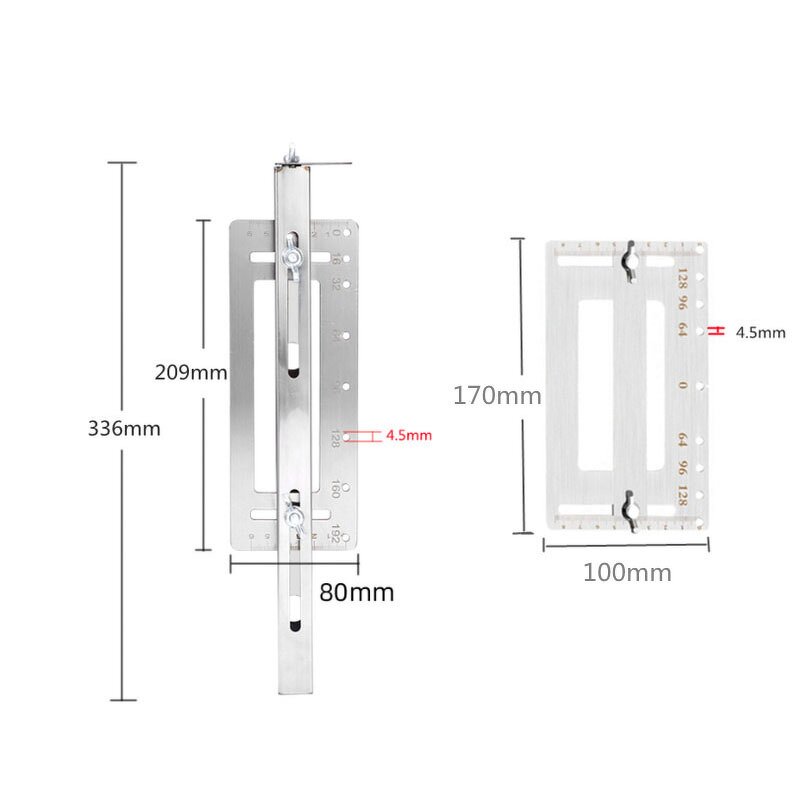 Handle Locator Manufacturer - Wardrobe Door Pulls Installation Drill Jig