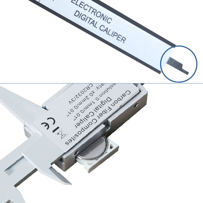 Digital Caliper Factory - 150mm Electronic Dial Metric Imperial Ruler