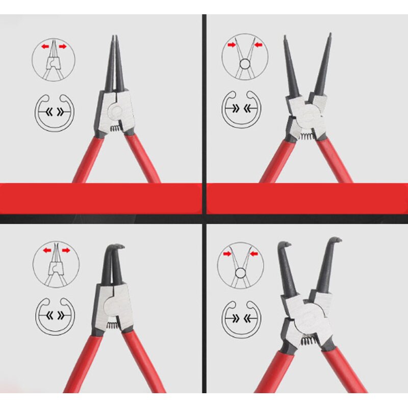 Circlip Plier Manufacturer - Straight Curved Jaw Internal External