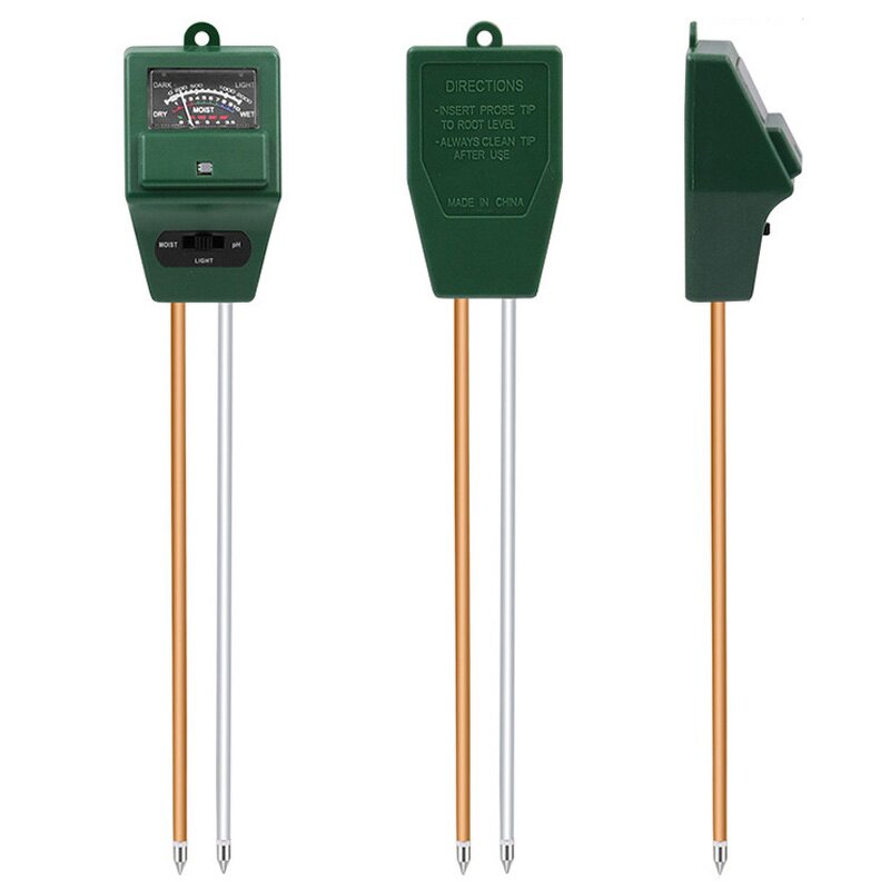 Soil pH Tester Manufacturer - 3 in 1 Ph Sunlight Moisture Meter Kit