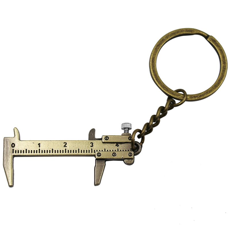 Keychain Caliper Manufacturer - Car Key Mini 0-40mm Portable Key Ring