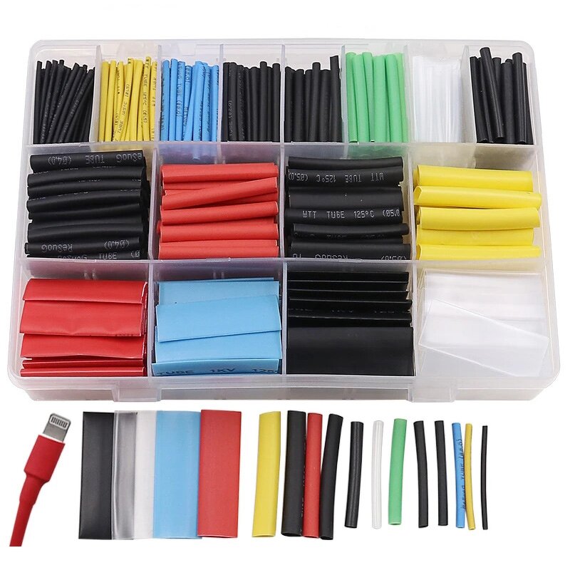 Heat Shrink Tubing Kit Factory - 580pcs Thermoresistant Wire Insulation