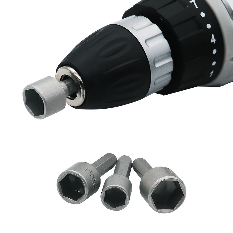 Nut Socket Set Manufacturer - 1/4 Drill Bit Adapter 5-13mm Metric